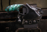 Mako- Black Cerakote w/ Blue Splatter Handle