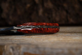 damascus xl shark with amboyna burl