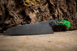 ballistic chef knife neon green black